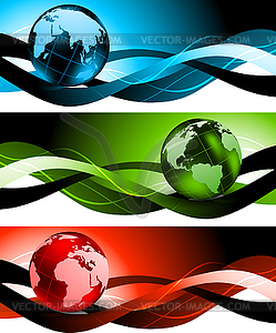 Set of banners - vector clipart