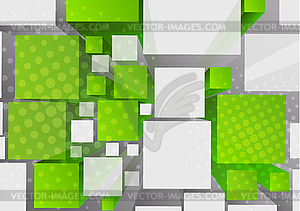 Background with 3d cubes - vector clipart / vector image