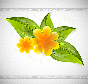 Floral design - vector clipart