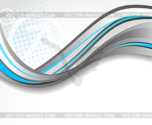 Wavy background - vector image