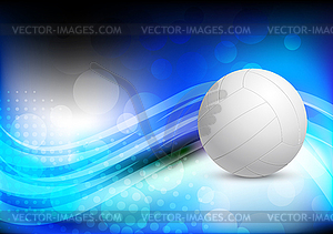 Bright background with ball - vector clipart