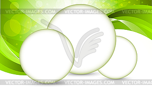 Abstract green background - vector clipart