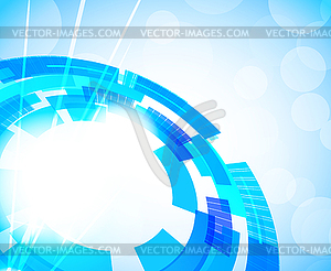 Bright tech background - vector image