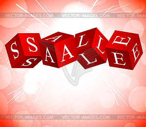 Sale background - stock vector clipart