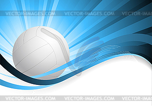 Background with ball - vector image