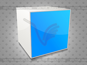 Cube background - vector image