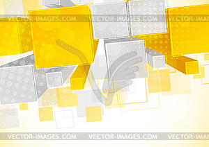 Background with 3d element - vector image