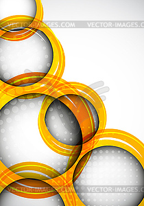 Background with circles - vector clipart