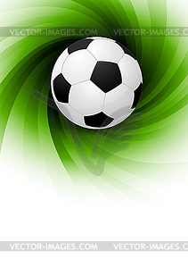 Abstract background with ball - vector image