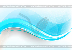 Bright blue background - vector image