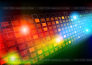 Background with squares - vector image