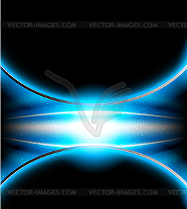 Ярко-синий фон - иллюстрация в векторе