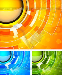 Orange background - vector clip art