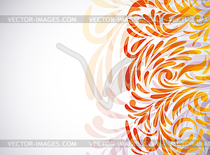 Floral background - vector clip art