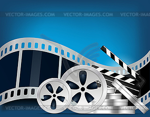 Cinema background - vector clipart