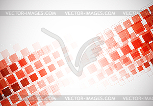 Background with red squares - royalty-free vector image