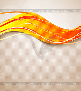 Abstract wavy background - vector clipart