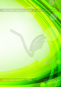 Bright green background - vector image