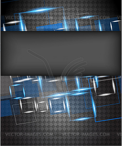 Background with squares - vector image