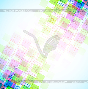 Background with squares - vector clip art