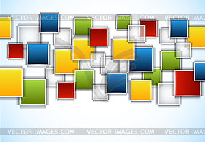 Background with square - vector image