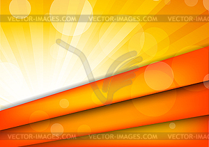 Abstract orange background - vector clipart