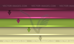 Striped background with arrows - vector image