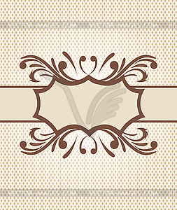 Vintage background - vector clipart