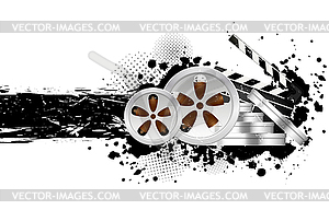 Cinema background - vector clipart / vector image