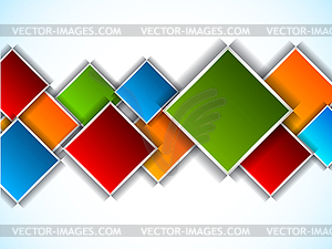 Абстрактный фон с квадратами - векторный графический клипарт