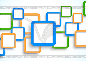 Background with squares - vector clipart