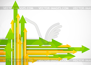Фон со стрелками - цветной векторный клипарт