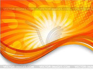 Abstract orange background - vector image