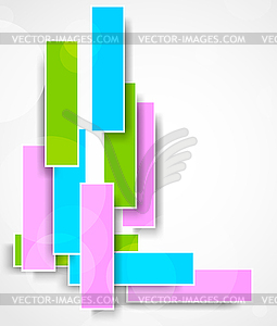 Background with rectangles - vector clip art