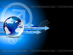 Tech background - vector image