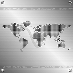 World map - vector clipart