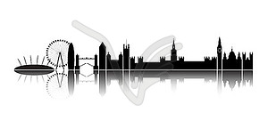 Skyline London city - vector clipart