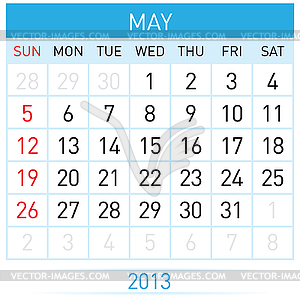 Calendar Month - vector image