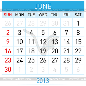 Calendar Month - vector EPS clipart