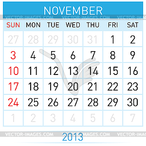 Calendar Month - vector image