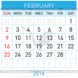 Calendar Month - vector image