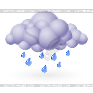 Rain - vector clipart