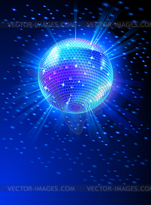 Mirror Disco Ball - vector clip art