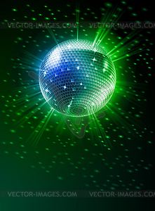 Mirror Disco Ball - vector image