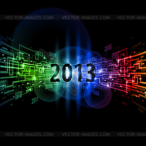 Internet concept Twenty Thirteen - vector image