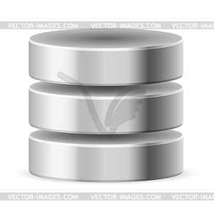 Database icon - vector image