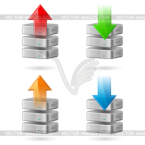 Database - vector clipart
