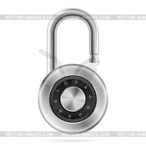 Padlock icon - vector clipart