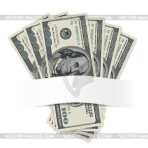 Dollars - vector clip art