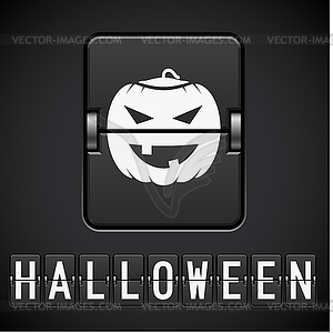 Halloween sign - vector image